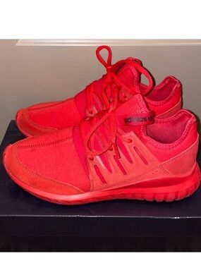 ‘Radial Red’ Adidas Tubular Sneakers